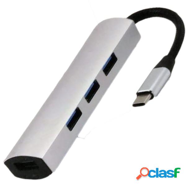 Trade Shop - Hub Adattatore Usb-c Ultra Slim 1 X Micro Usb