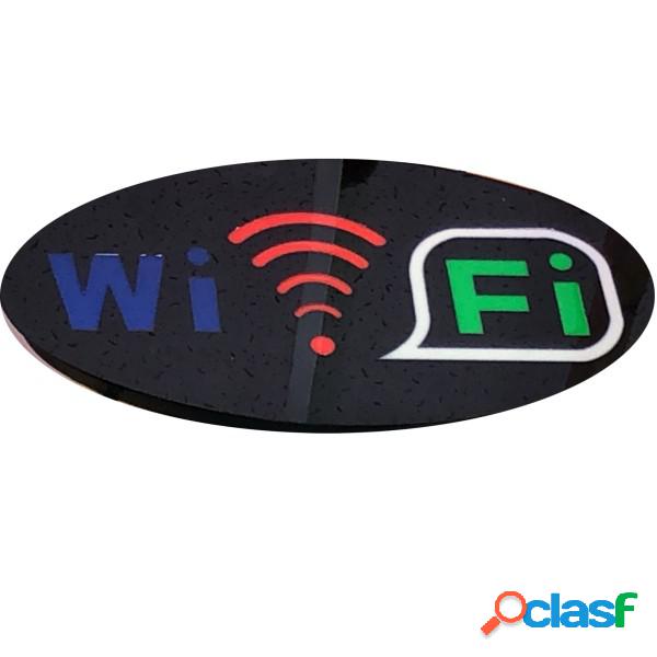 Trade Shop - Insegna Luminosa A Led Con Logo Scritta Wi Fi