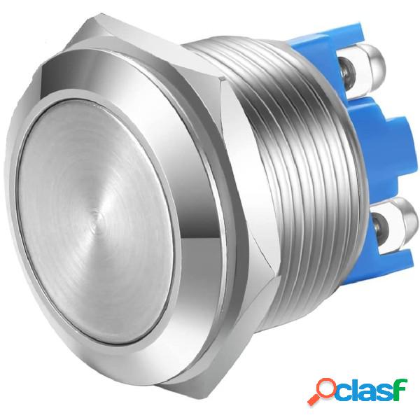 Trade Shop - Interruttore A Pulsante 22mm Autobloccante