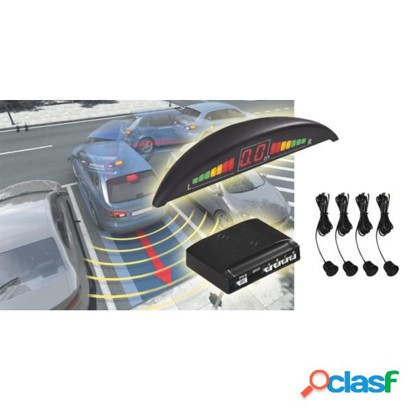 Trade Shop - Kit 4 Sensori Di Parcheggio Con Mini Display