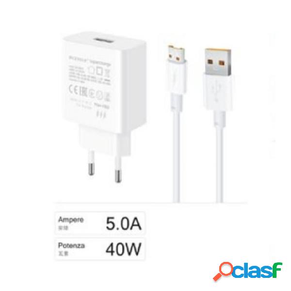 Trade Shop - Kit Caricabatteria Caricatore Usb Ricarica