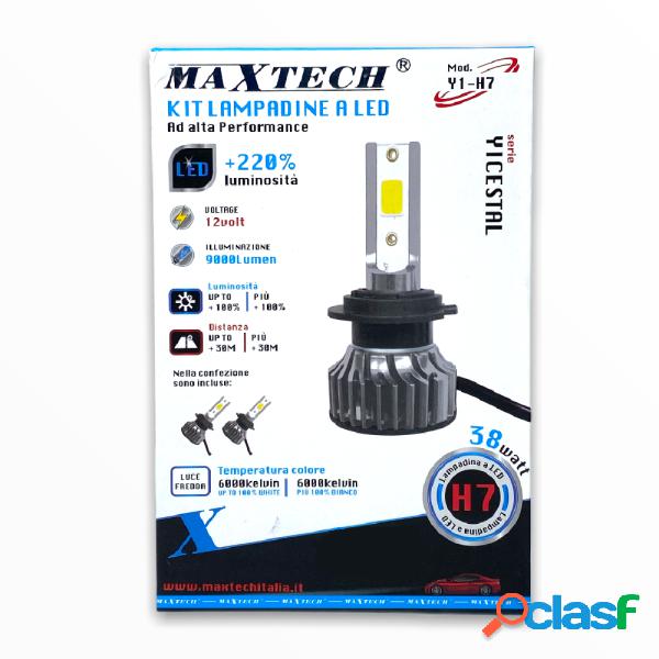 Trade Shop - Kit Lampadine Led Per Auto H7 38 Watt Luce