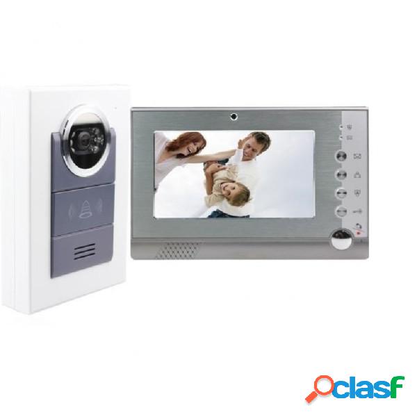 Trade Shop - Kit Video Citofono Videocitofono Monitor 7"