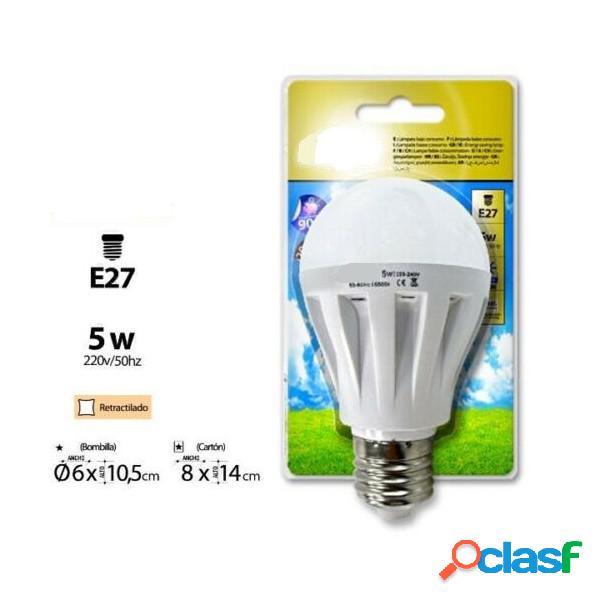 Trade Shop - Lampada A Led Lampadina Globo 5 Watt Attacco