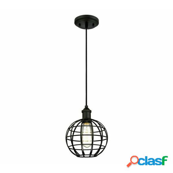 Trade Shop - Lampadario Gabbia In Metallo Industriale Retro