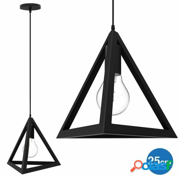 Trade Shop - Lampadario Lampada Sospensione Piramide 25cm