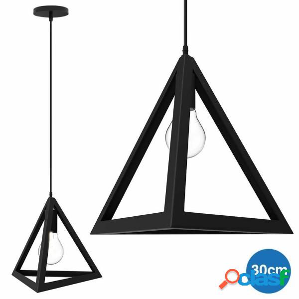 Trade Shop - Lampadario Lampada Sospensione Piramide 30cm