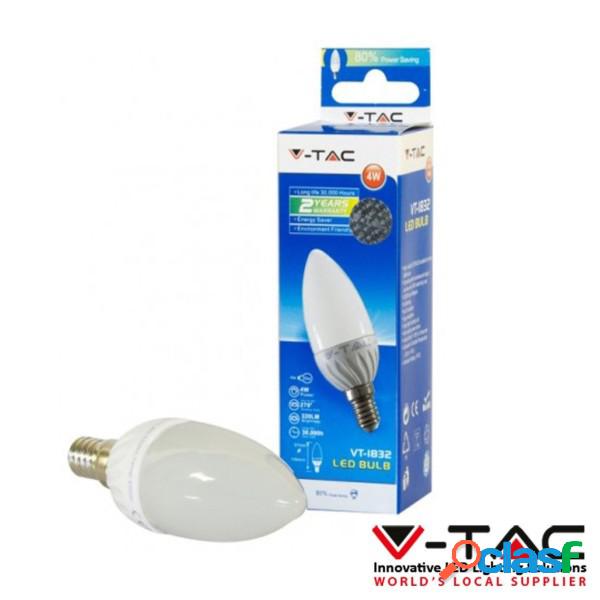 Trade Shop - Lampadina Led Candela E14 4w Luce Calda Vt-1818