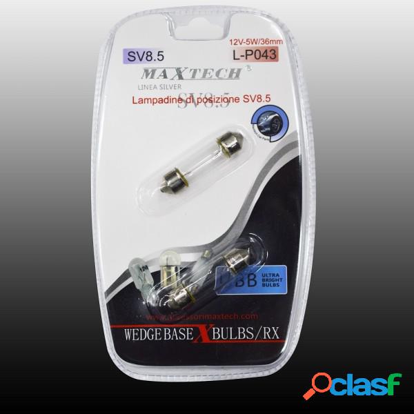 Trade Shop - Lampadine Di Posizione Sv8.5 Lampadine Ultra