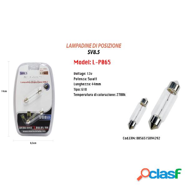Trade Shop - Lampadine Di Posizione Sv8.5 Maxtech L-p065