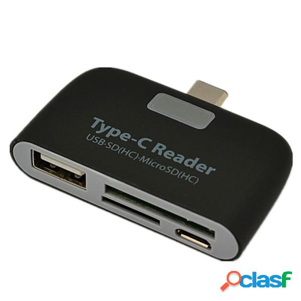 Trade Shop - Lettore Schede Card Reader Otg Microusb Per