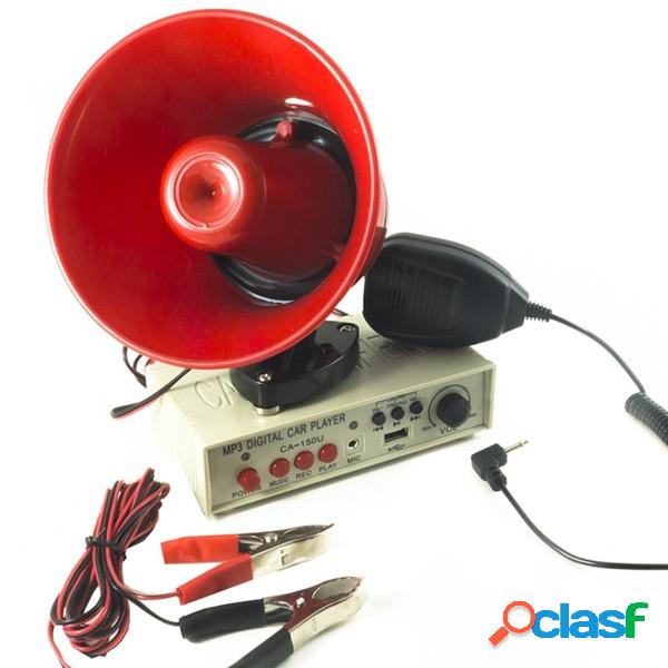 Trade Shop - Megafono Altoparlante Microfono Auto 12v