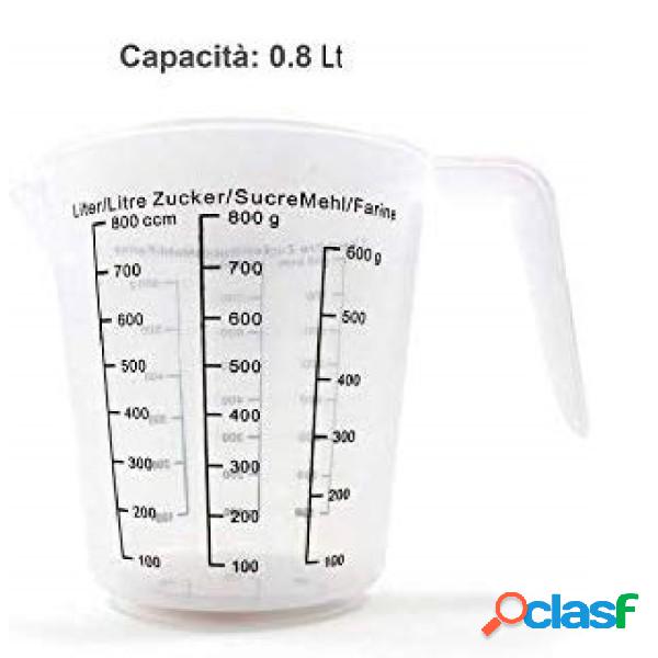 Trade Shop - Misurino Dosatore 800ml Con Scala Graduata