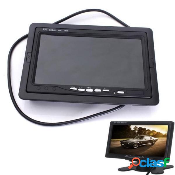 Trade Shop - Monitor Lcd 7 Pollici 2 Ingressi Video Tft