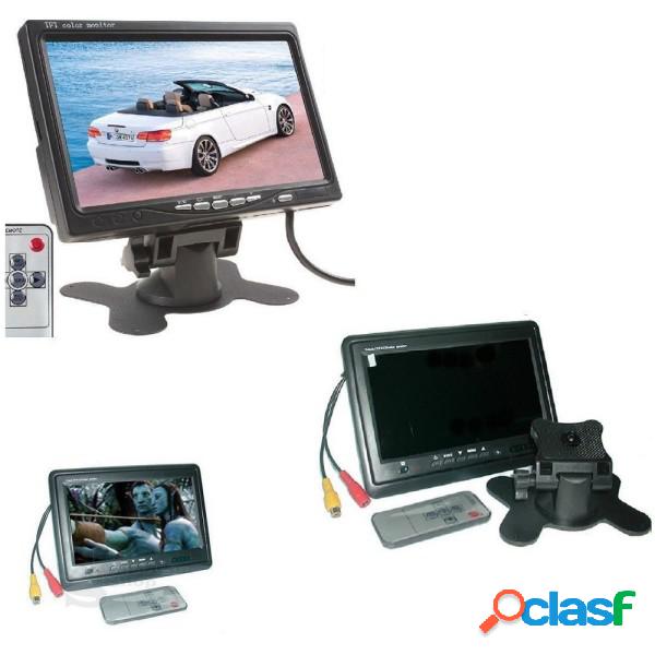 Trade Shop - Monitor Lcd 7" Tft Tv Auto Camper Poggiatesta A