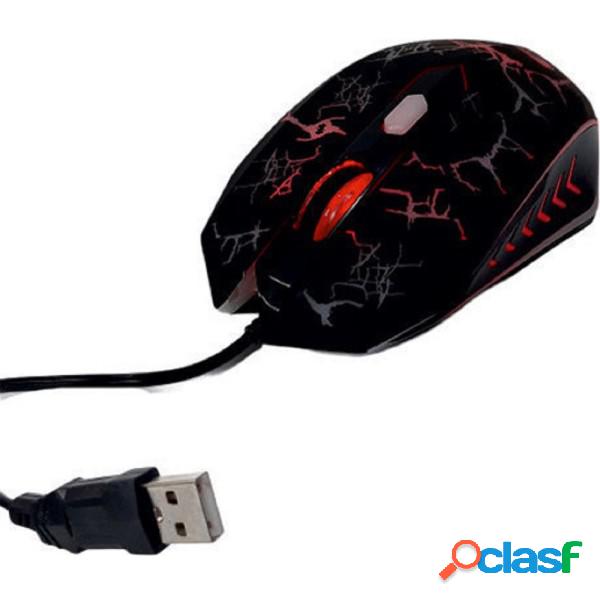 Trade Shop - Mouse Gaming Da Gioco Q-t39 Cablato Usb Led