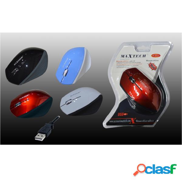 Trade Shop - Mouse Otttico Usb 2.0 Filo Portatile Per Pc