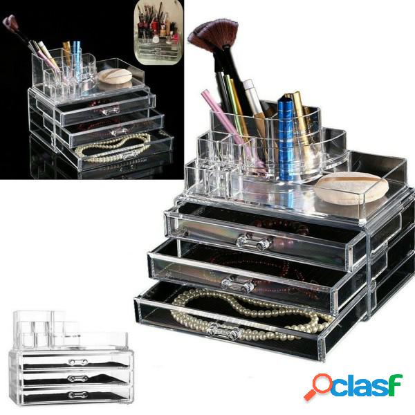 Trade Shop - Organizzatore Portatrucco Cosmetici Box Trucco