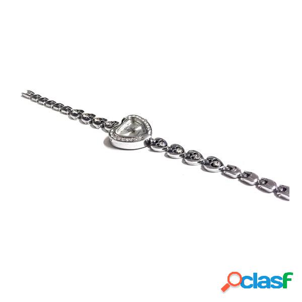 Trade Shop - Orologio A Cuore Con Strass Piccoli Taglio