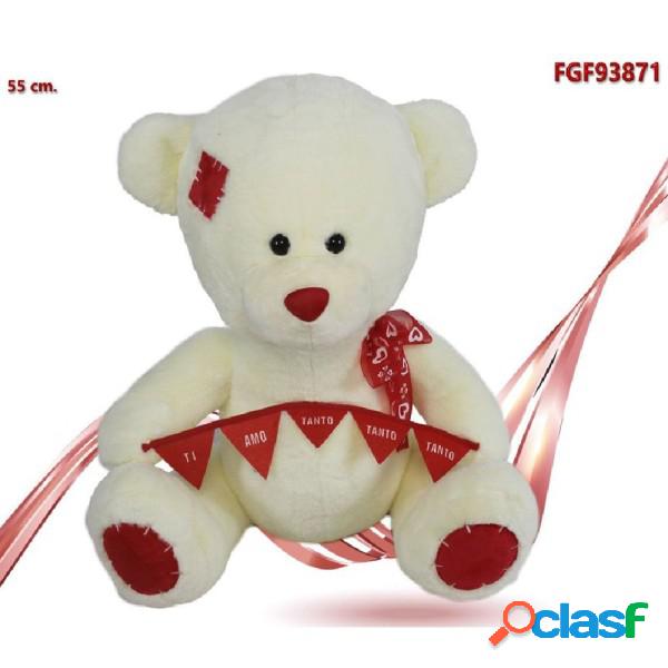 Trade Shop - Orso Peluche Fiocco Festone "ti Amo Tanto Tanto