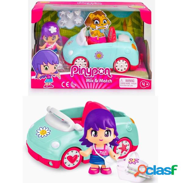 Trade Shop - Pinypon Car Mix&match Macchina Con Bambolina E