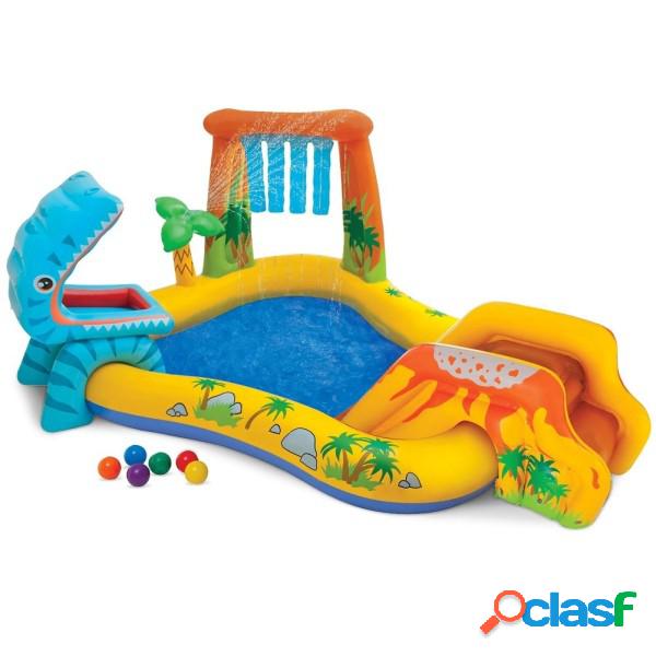 Trade Shop - Piscina Parco Giochi Gonfiabile Con Dinosauro