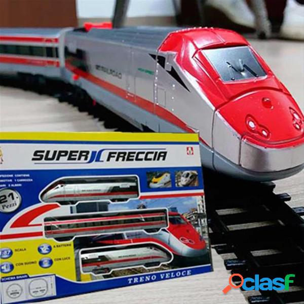 Trade Shop - Pista Treno Trenino 21 Pezzi Con Binari Super