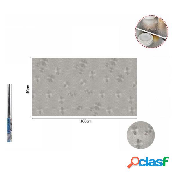 Trade Shop - Rotolo Adesivo Alluminio 40cmx3mt Per Cassetti