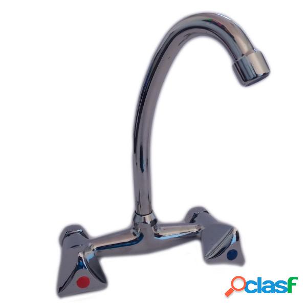 Trade Shop - Rubinetto Miscelatore Doppio Comando Canna Alta