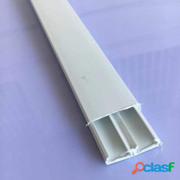 Trade Shop - Set 2 Canalina Passacavo Con Separatore 2 Metri