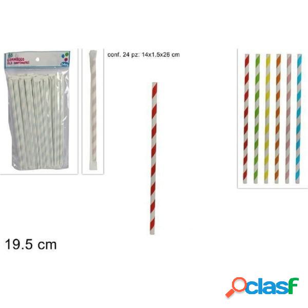 Trade Shop - Set 24pz Cannucce Carta Imbustate Singolarmente