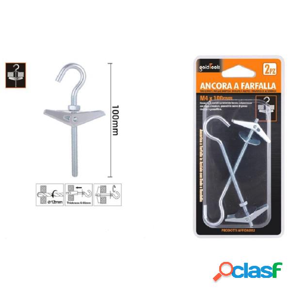 Trade Shop - Set 2pz Ancora A Farfalla Con Gancio In Acciaio