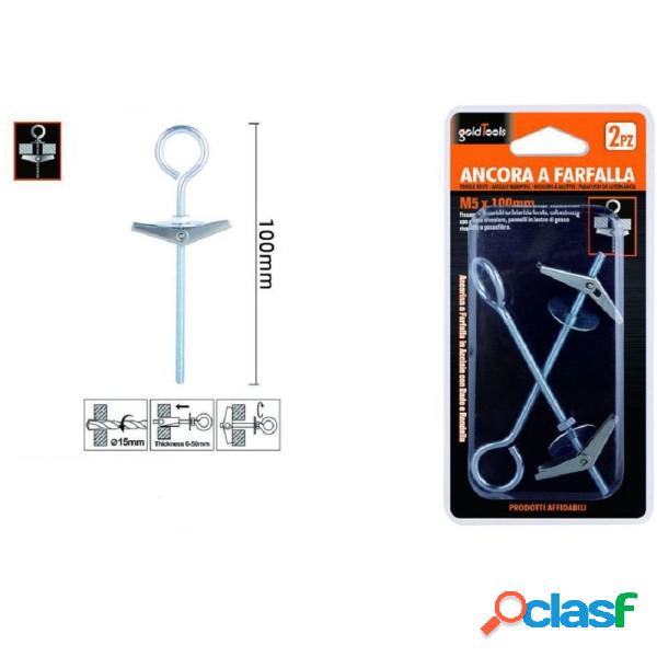 Trade Shop - Set 2pz Ancora Farfalla Con Occhiolo Chiuso