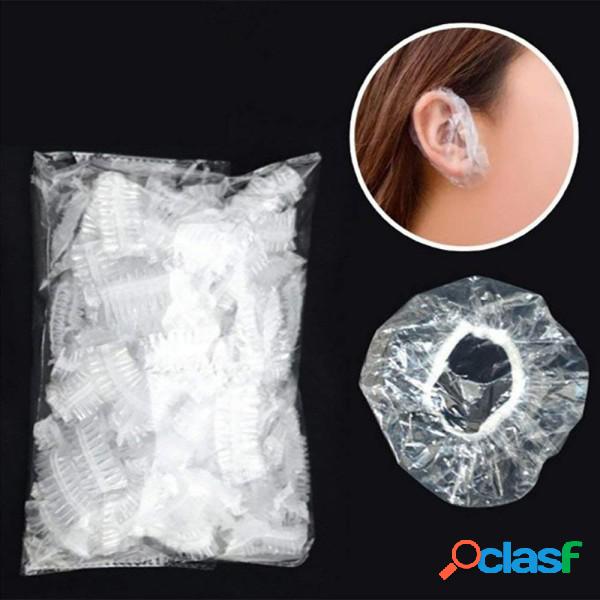 Trade Shop - Set 30 Pezzi Copriorecchie Plastica Monouso