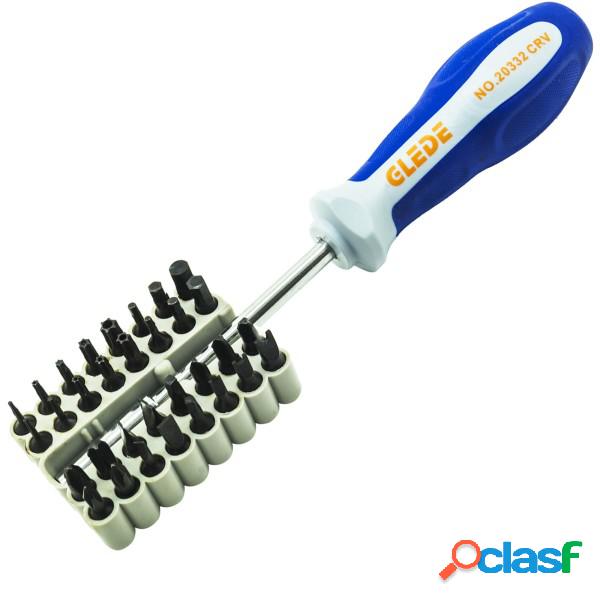 Trade Shop - Set 32 In 1 Cacciavite Punte Intercambiabili 32