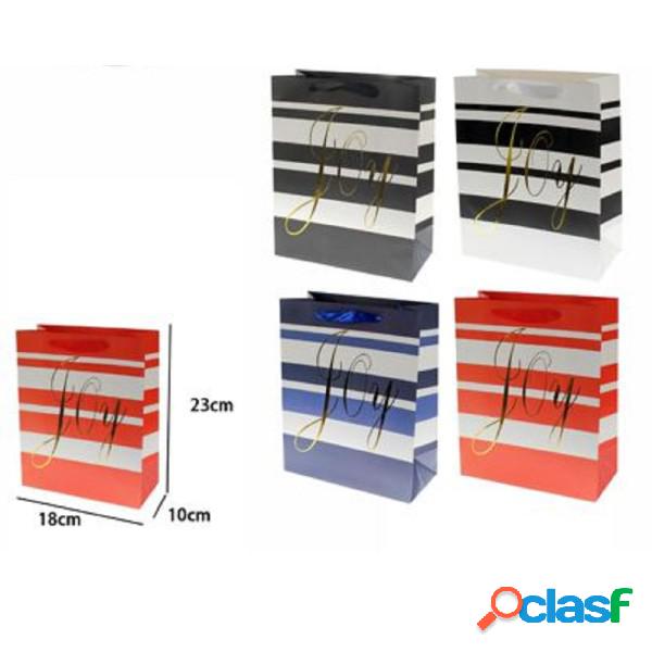 Trade Shop - Set 3pz Buste Busta Da Regalo 23x18x10cm