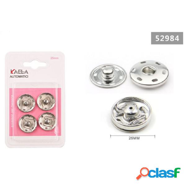 Trade Shop - Set 4 Paia Di Bottoni Automatici A Pressione ø