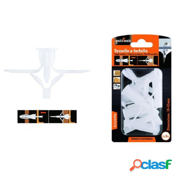 Trade Shop - Set 8 Pezzi Tasselli Tassello A Farfalla