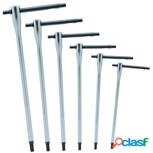 Trade Shop - Set Chiavi A T Torx 9 Pz Pezzi Lunghe Maschio