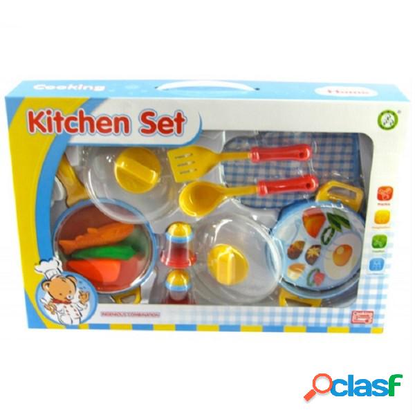Trade Shop - Set Da Cucina Per Bambini Con Pentole E Mestoli