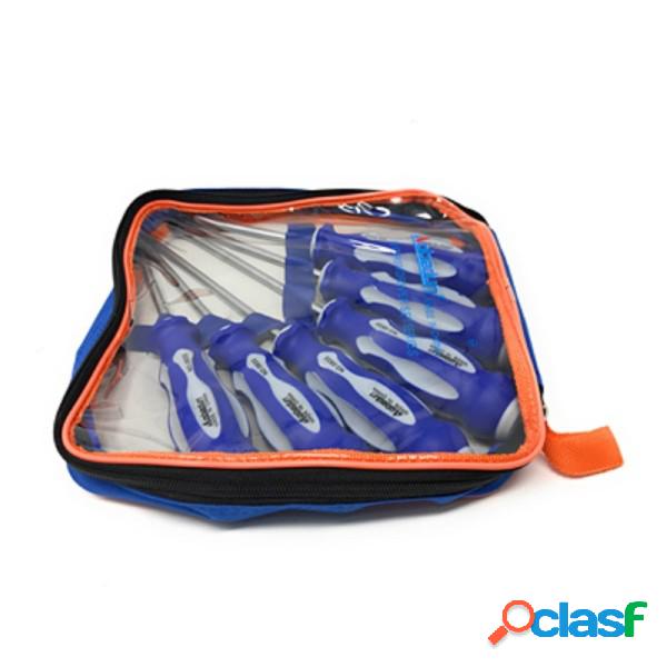 Trade Shop - Set Di Cacciaviti 6pz Con Punta Magnetica A