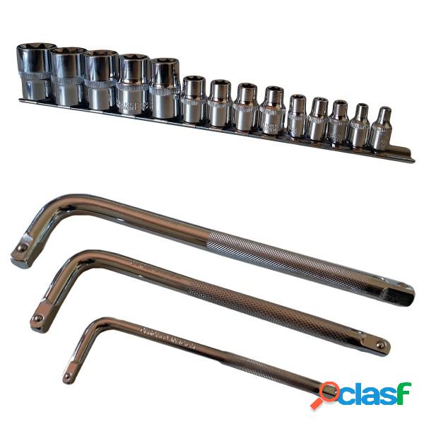 Trade Shop - Set Kit 14 Chiavi A Bussola Torx Millerighe