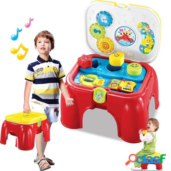 Trade Shop - Sgabello Sediolina Giocattolo Con Formine