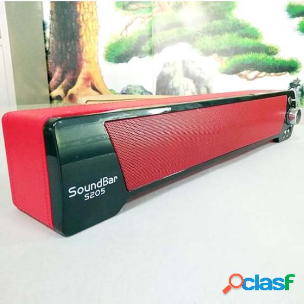 Trade Shop - Soundbar S205 Dolby Potenza 20w Bluetooth Usb
