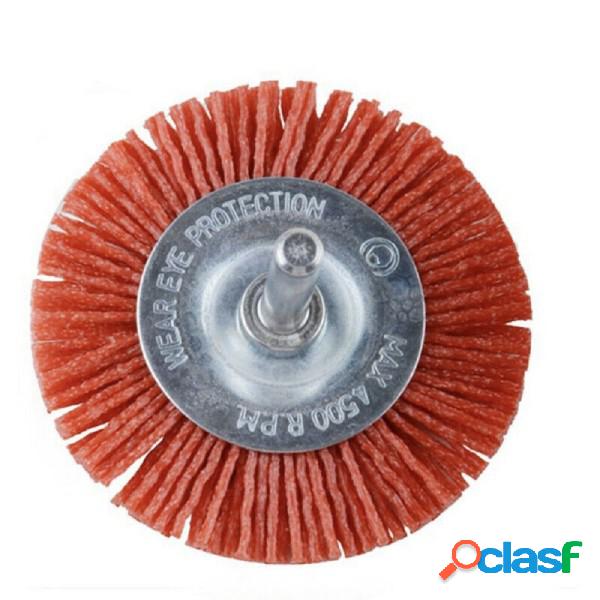 Trade Shop - Spazzola Per Lucidare Fili Nylon Punta Abrasiva