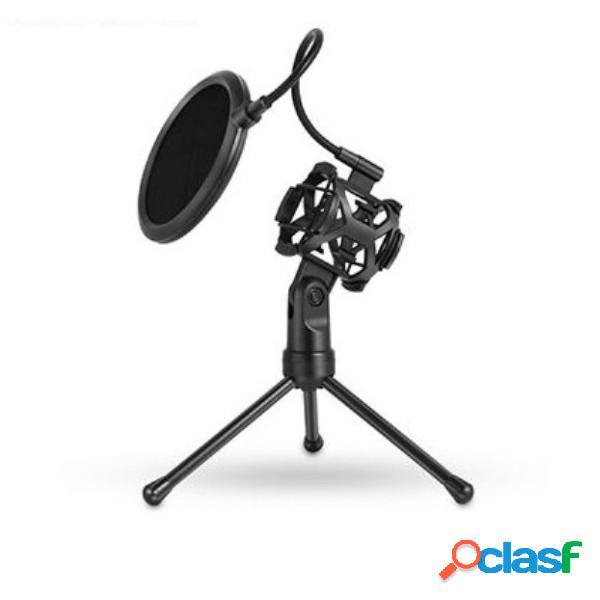 Trade Shop - Supporto Mini Microfono Tavolo Ps-2 Kit Filtro