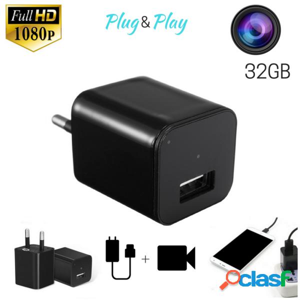 Trade Shop - Telecamera Nascosta Spycam Caricatore Batteria