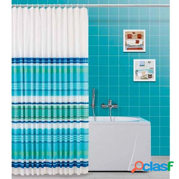 Trade Shop - Tenda Doccia In Vinile Con Ganci Impermeabile