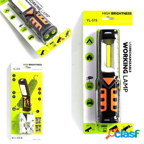Trade Shop - Torcia Lampada Portatile Ricaricabile Led Strip