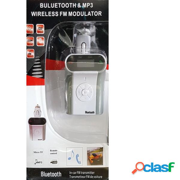 Trade Shop - Trasmettitore Vivavoce Display Fm Bluetooth Mp3